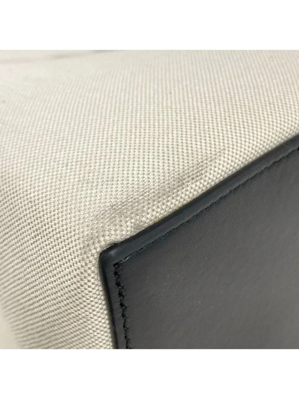Balenciaga Tote Duty Ivory Black Leather